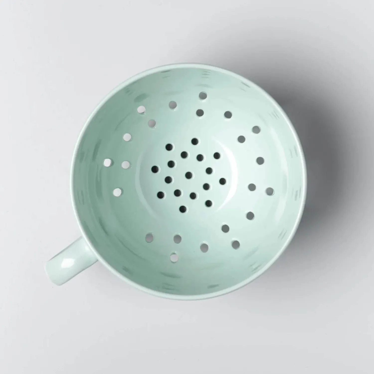 Zeal Berry 10cm Melamine Colander with Handle - Sage Green