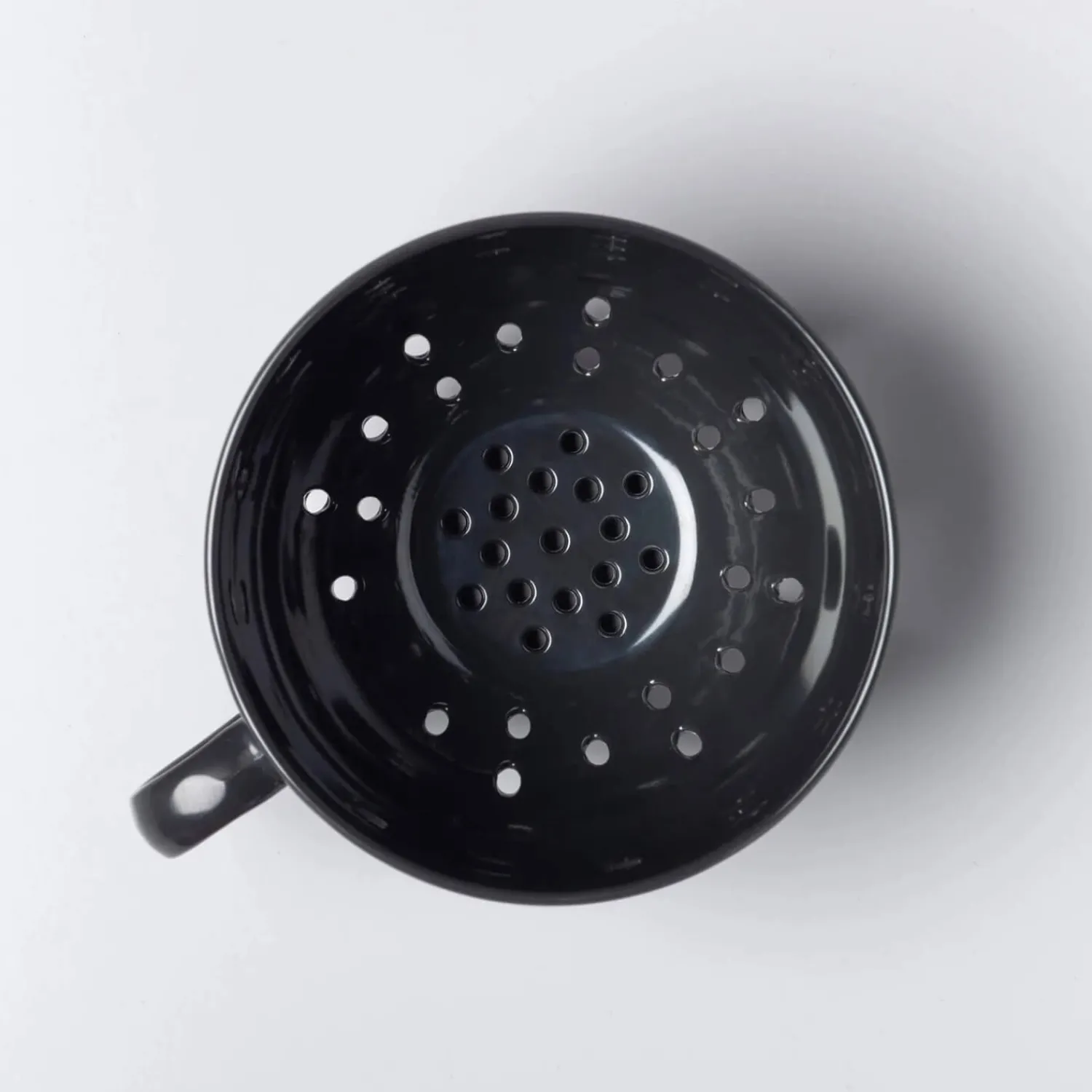 Zeal Berry 10cm Melamine Colander with Handle - Dark Grey