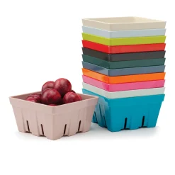 Zeal 19cm Melamine Berry Box & Colander - Aqua
