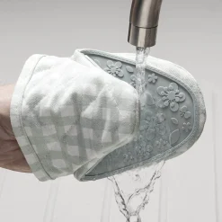 Zeal Silicone & Cotton Gingham Mini Mitt - Assorted