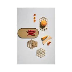 ZONE Denmark Triangles Silicone Trivet - Warm Sand